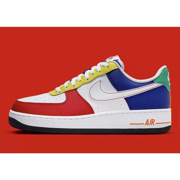 Nike Air Force 1 '07 LV8 Low Rubiks Cube Multicolor New FN6840-657 Mens 15